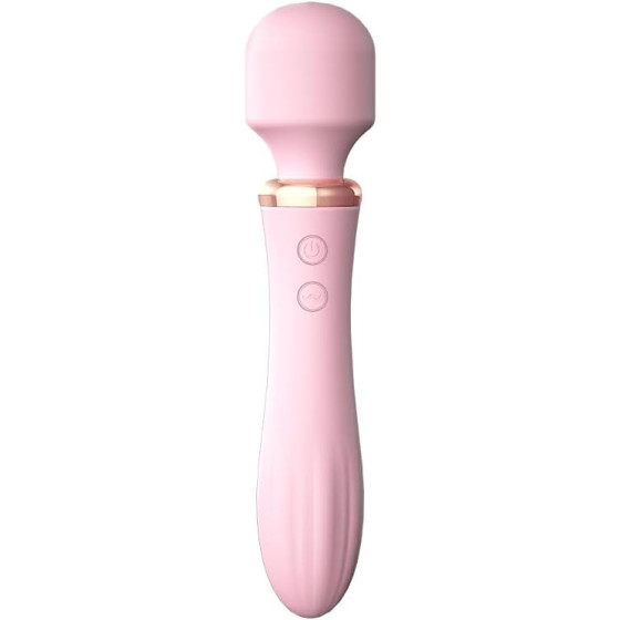 VIP09 Vibrator Sex Toy, G-spot Clitoral and Anal Massage Stimulator, Strong Silicone Masturbator for Women Couples(Pink)